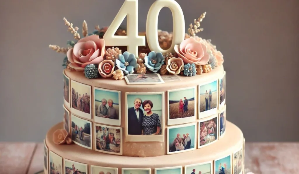 40th birthday cake