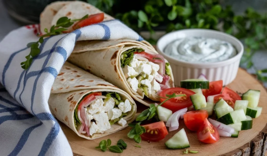 Cottage cheese tortilla wraps