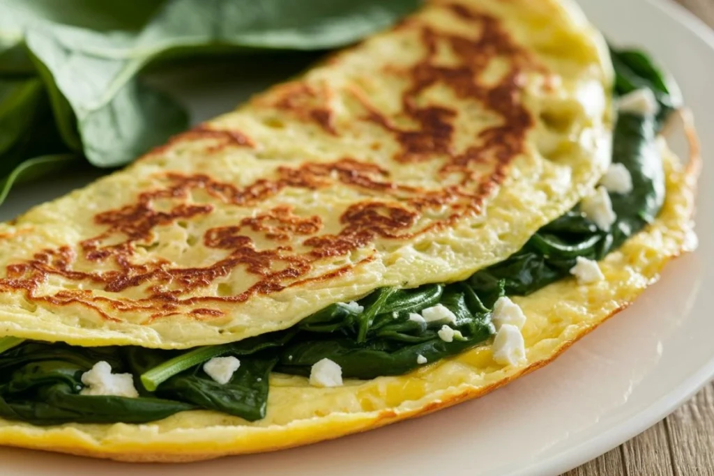 spinach omelette