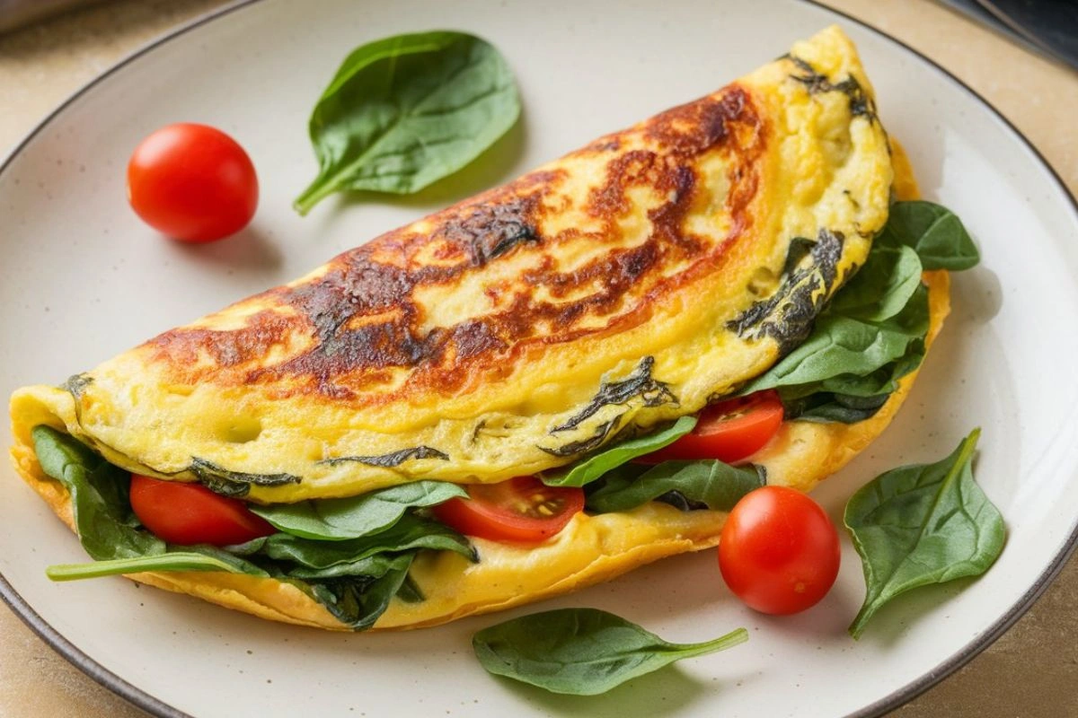 Spinach Omelette: A Nutrient-Packed Breakfast Staple