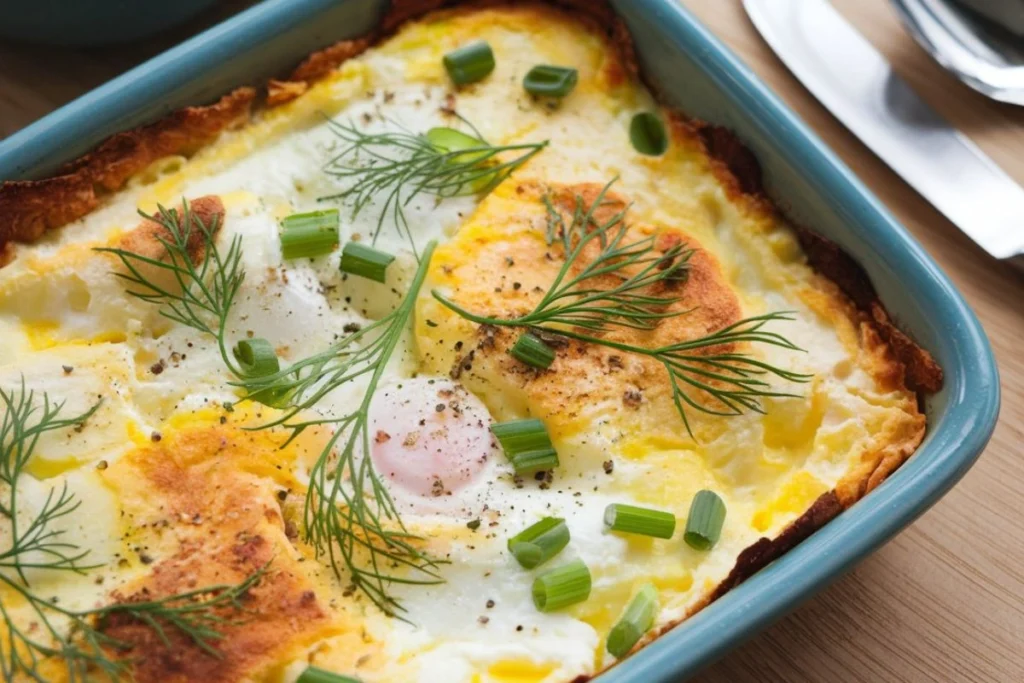 Cottage cheese egg bake recipe